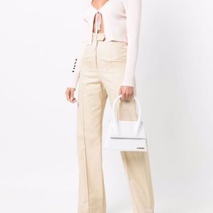 Le Grand Chiquito Top-Handle Bag white